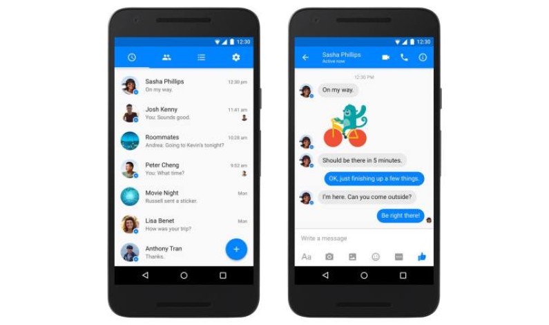 Facebook gives Messenger a Material Design makeover on Android