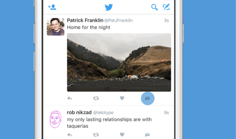 Twitter makes it easier to share tweets privately with new button on iOS and Android