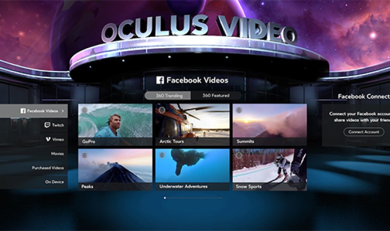 Facebook 360 content finds a new virtual home on Oculus Video