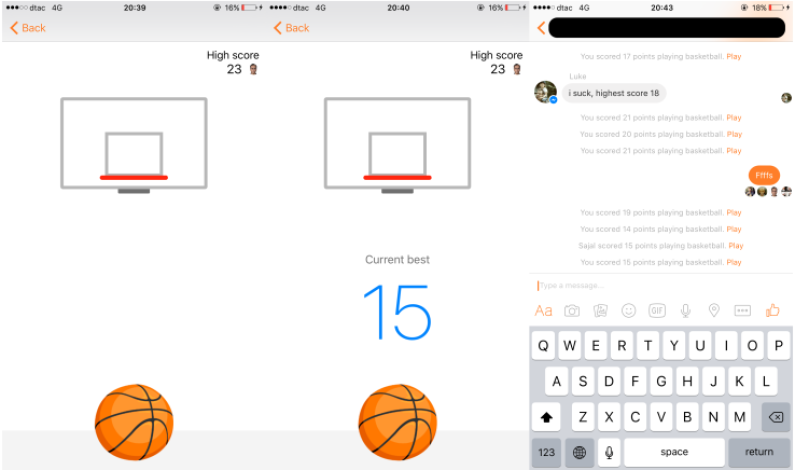 Facebook sneaked a seriously addictive basketball game into Messenger