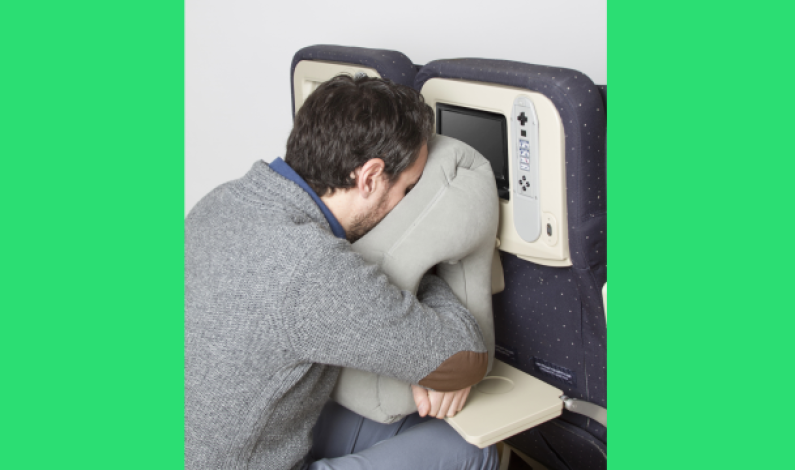 Face-plant into this airplane tray table pillow